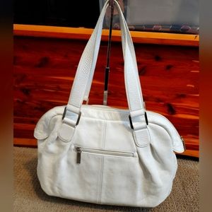 Hobo white patent leather bag
